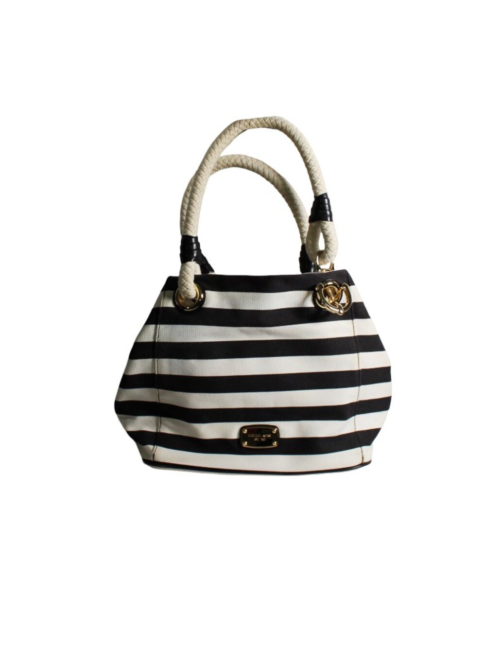 Michael Kors Marina Nautical Striped Canvas Tote Bag | Summer Coastal Chic